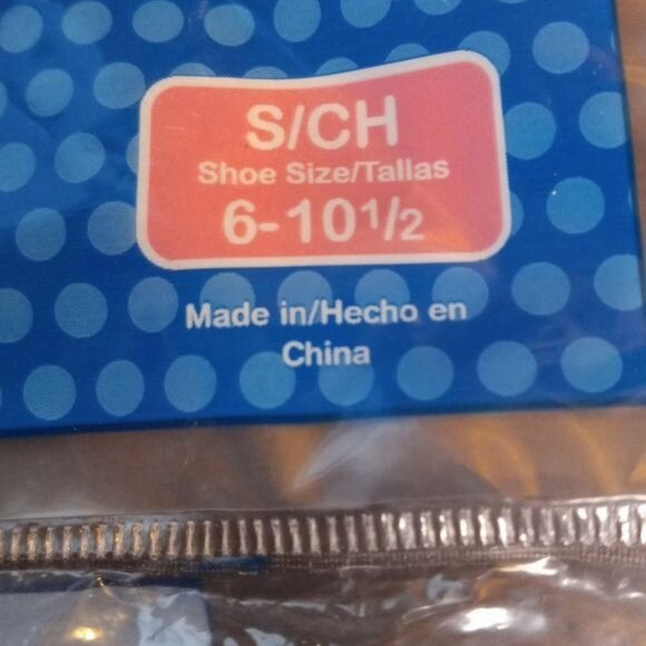 FOTL Size S 6-10.5 Crew Socks Girls 10 Pack White Assorted Colored Heels NEW - Picture 2 of 6